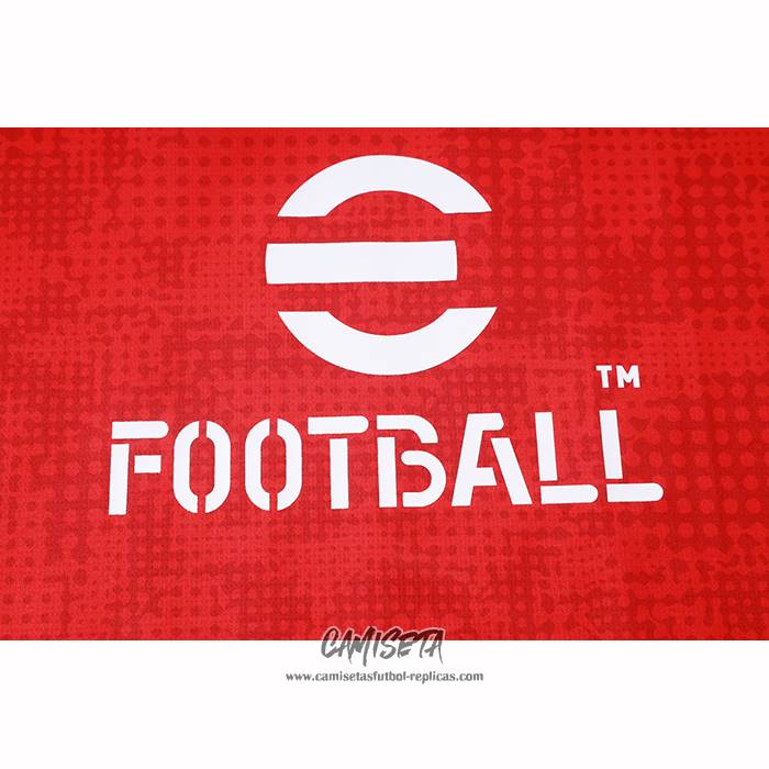 Chandal del AC Milan 2025-2026 Manga Corta Rojo - Pantalon Corto